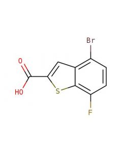 Astatech 4-BROMO-7-FLUOROBENZO[B]THIOPHENE-2-CARBOXYLIC ACID, 95.00% Purity, 1G